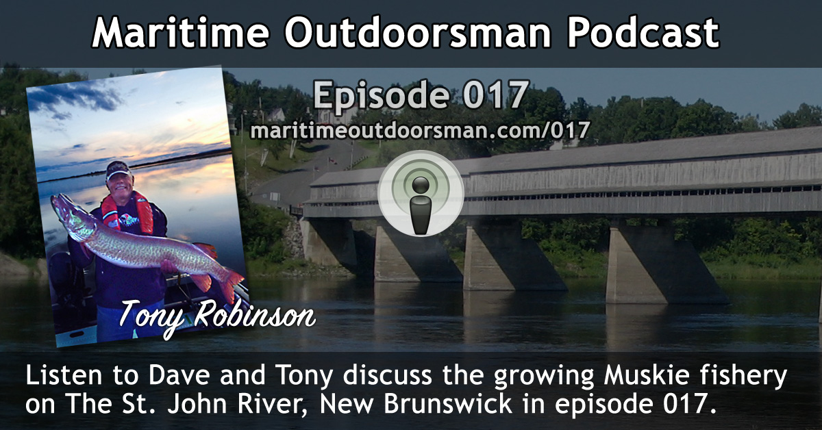 Dave talks with Tony Robinson about NB Muskie Fishing